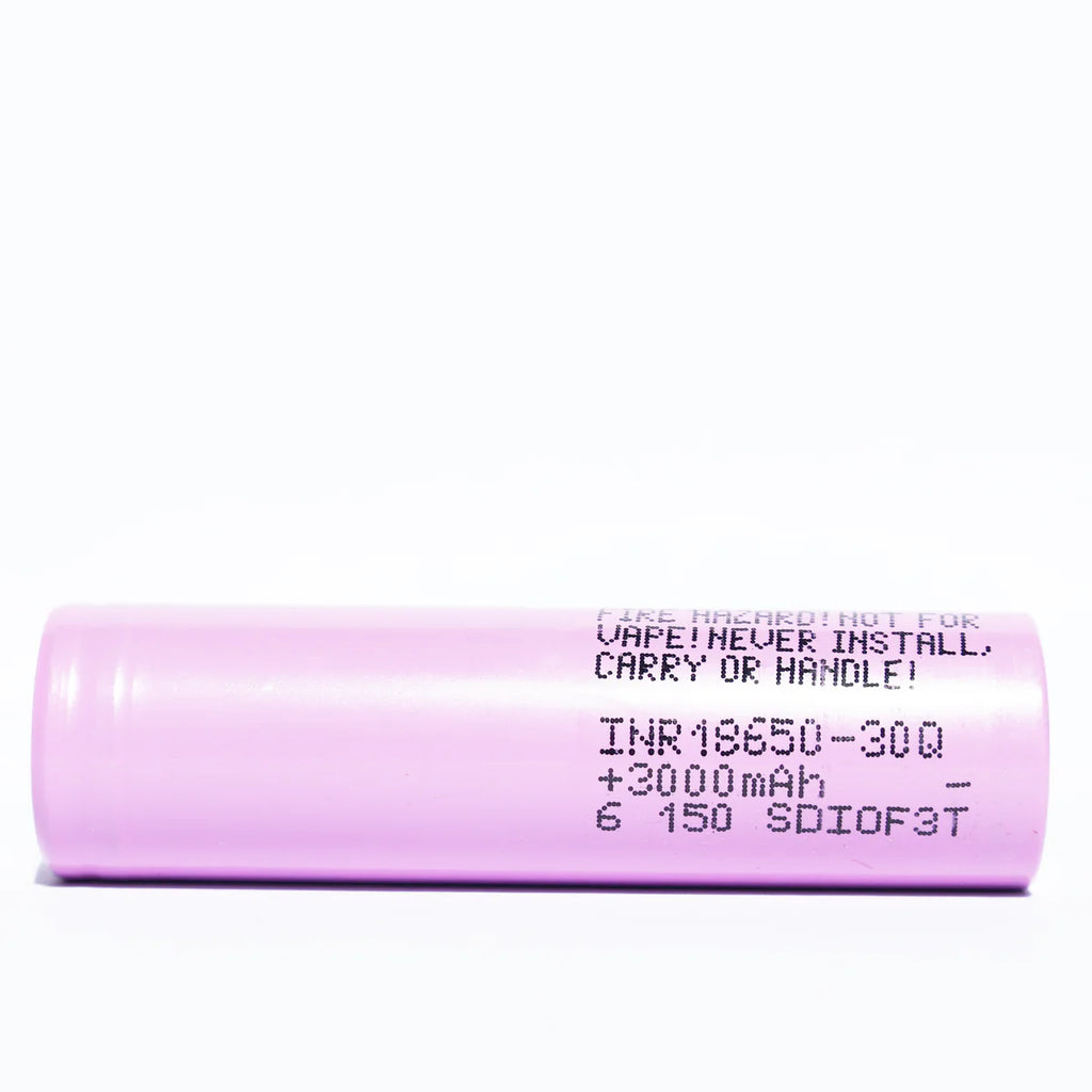 Samsung 30Q 18650 3000mAh 3.6V 15A Rechargeable Lithium Battery