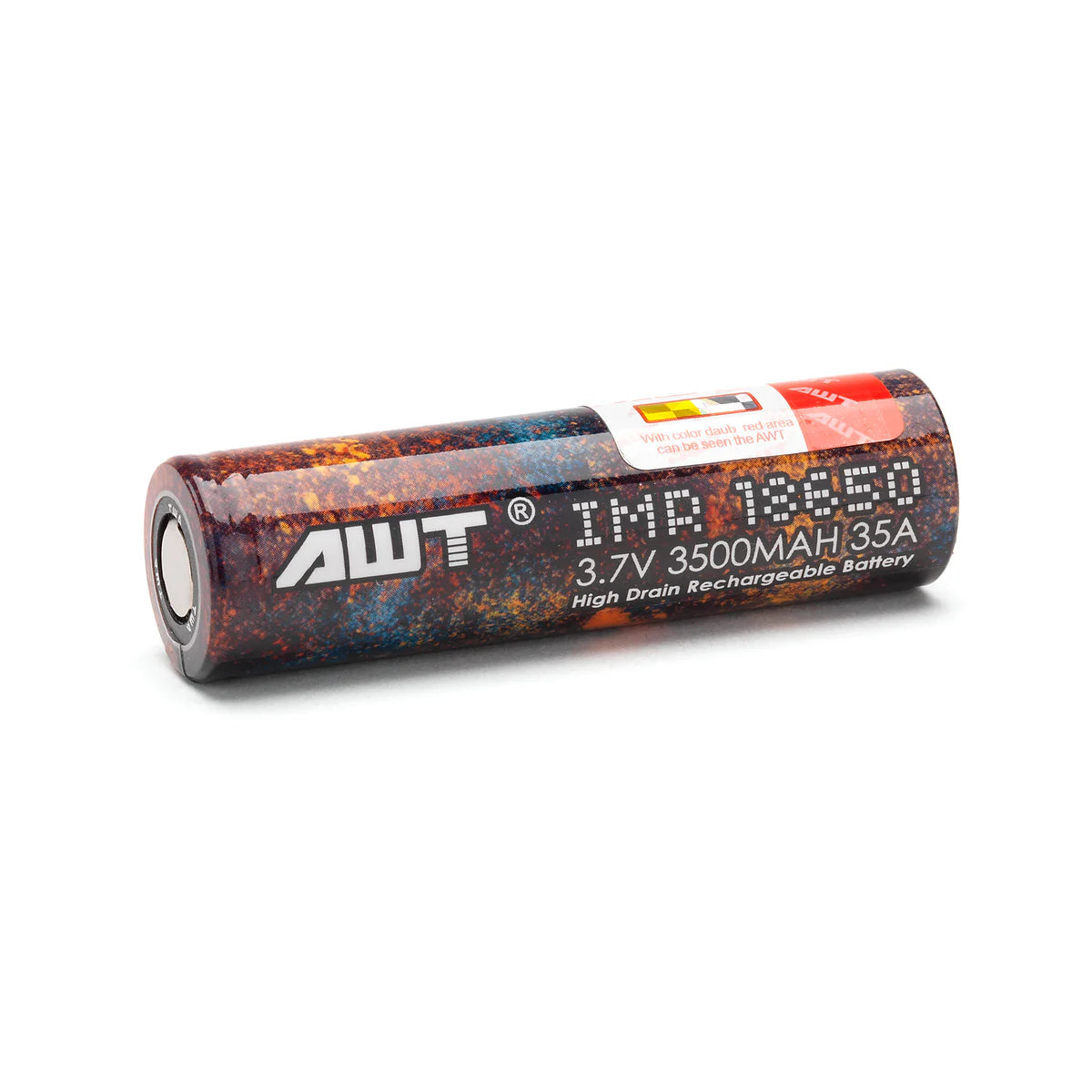 AWT 18650 3500mAh 3.7V 10A Rechargeable Lithium Battery