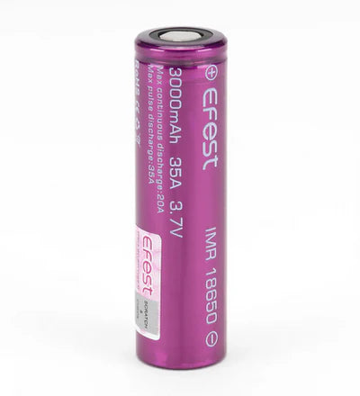 Efest 18650 3000mAh 3.7V 20A IMR Rechargeable Lithium Battery