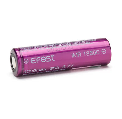 Efest 18650 3000mAh 3.7V 20A IMR Rechargeable Lithium Battery