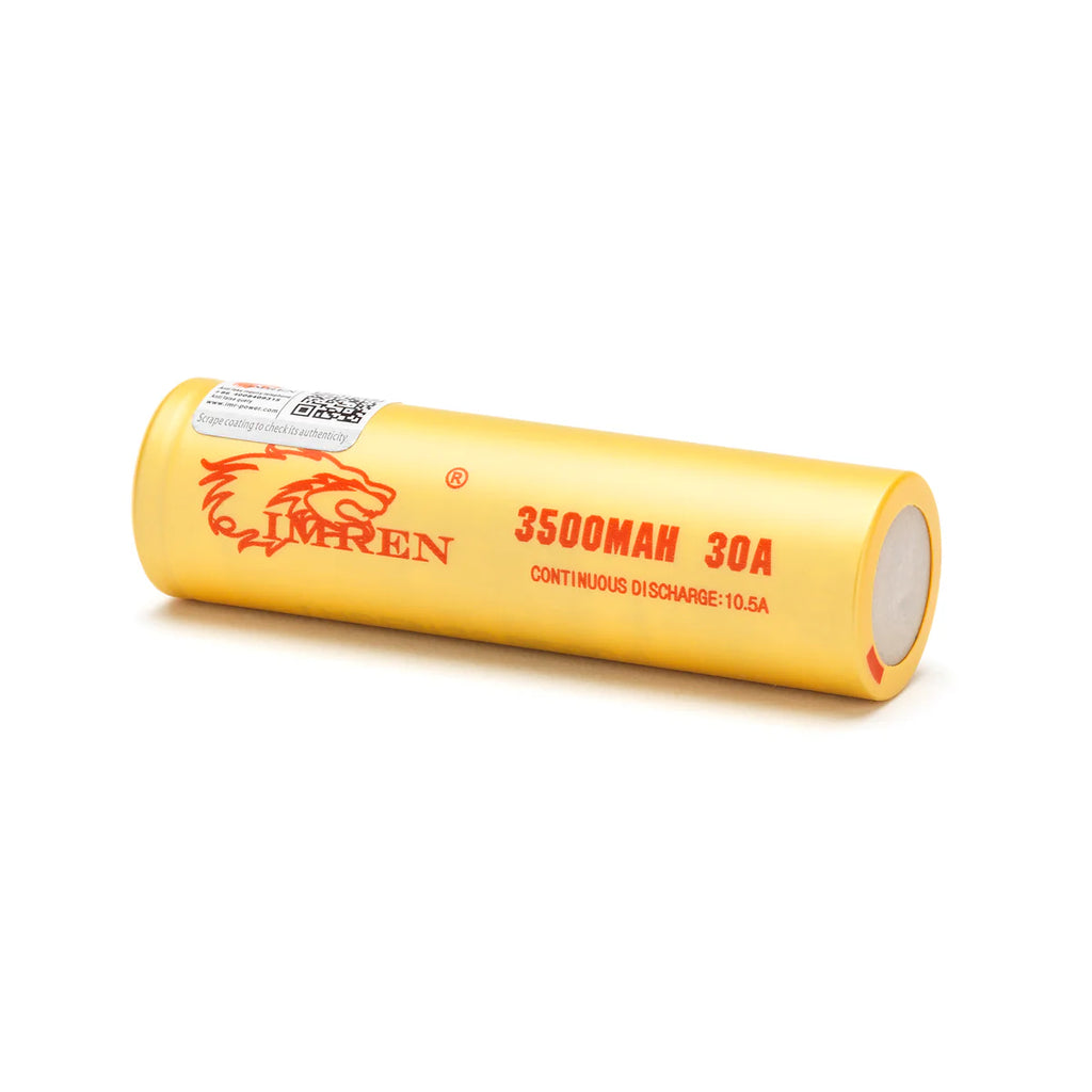 IMREN 18650 3500mAh 3.6V 30A Rechargeable Lithium Battery