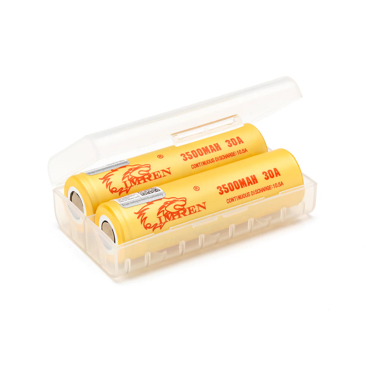 IMREN 18650 3500mAh 3.6V 30A Rechargeable Lithium Battery
